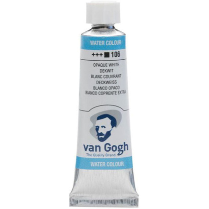 Краски акварельные "Van Gogh", 106 белый суперукрывистый, 10 мл