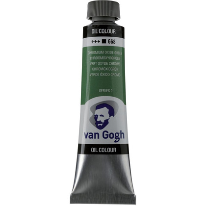 Краски масляные "Van Gogh", 668 зеленая окись хрома, 40 мл., туба