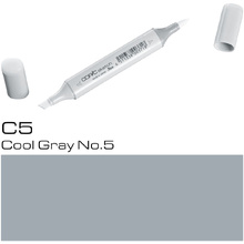 Маркер перманентный "Copic Sketch", C-5 холодный серый №5