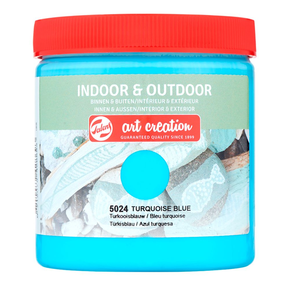 Краски декоративные "INDOOR & OUTDOOR", 250 мл, 5024 бирюзовый синий