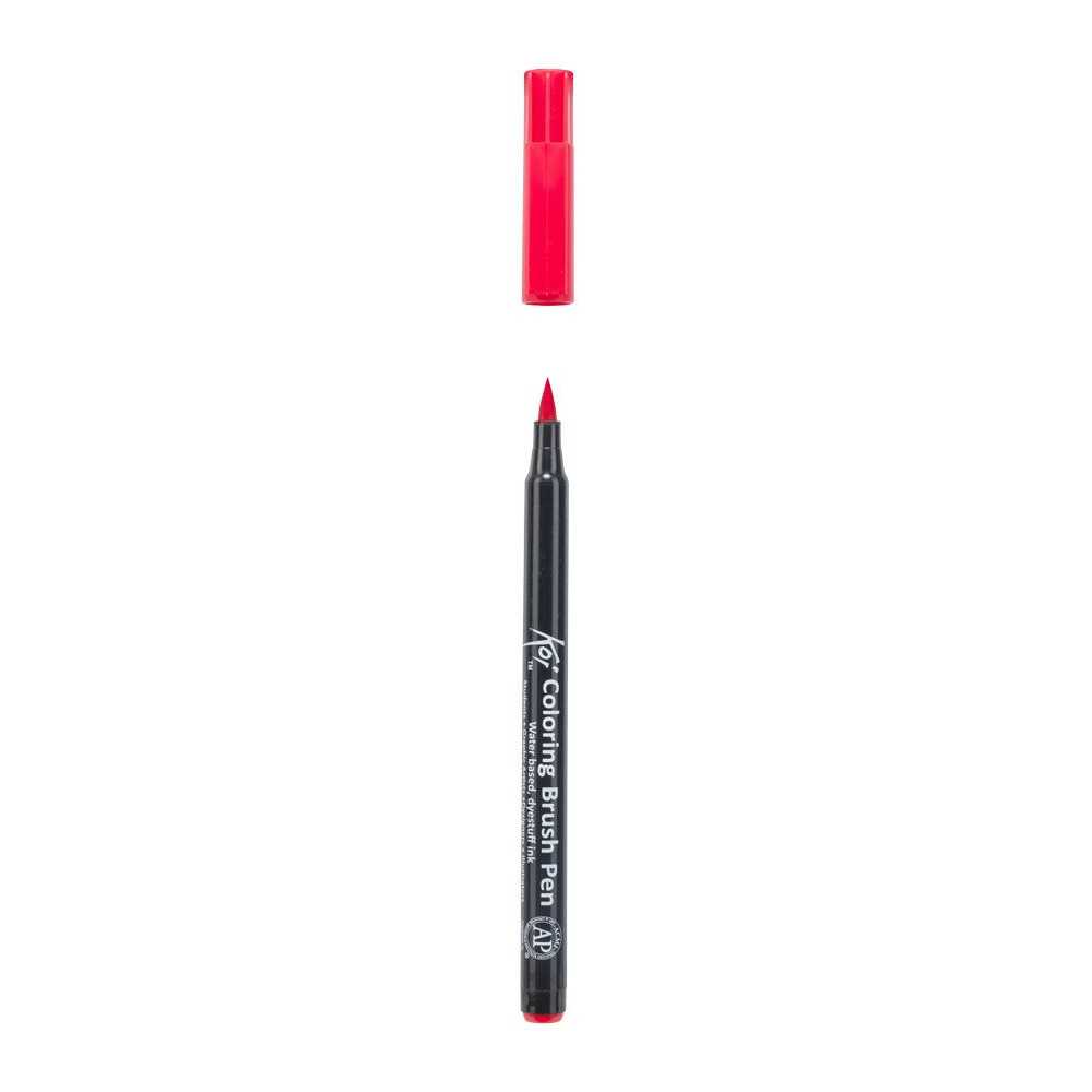 Маркер акварельный "Koi Color Brush", кармин - 3