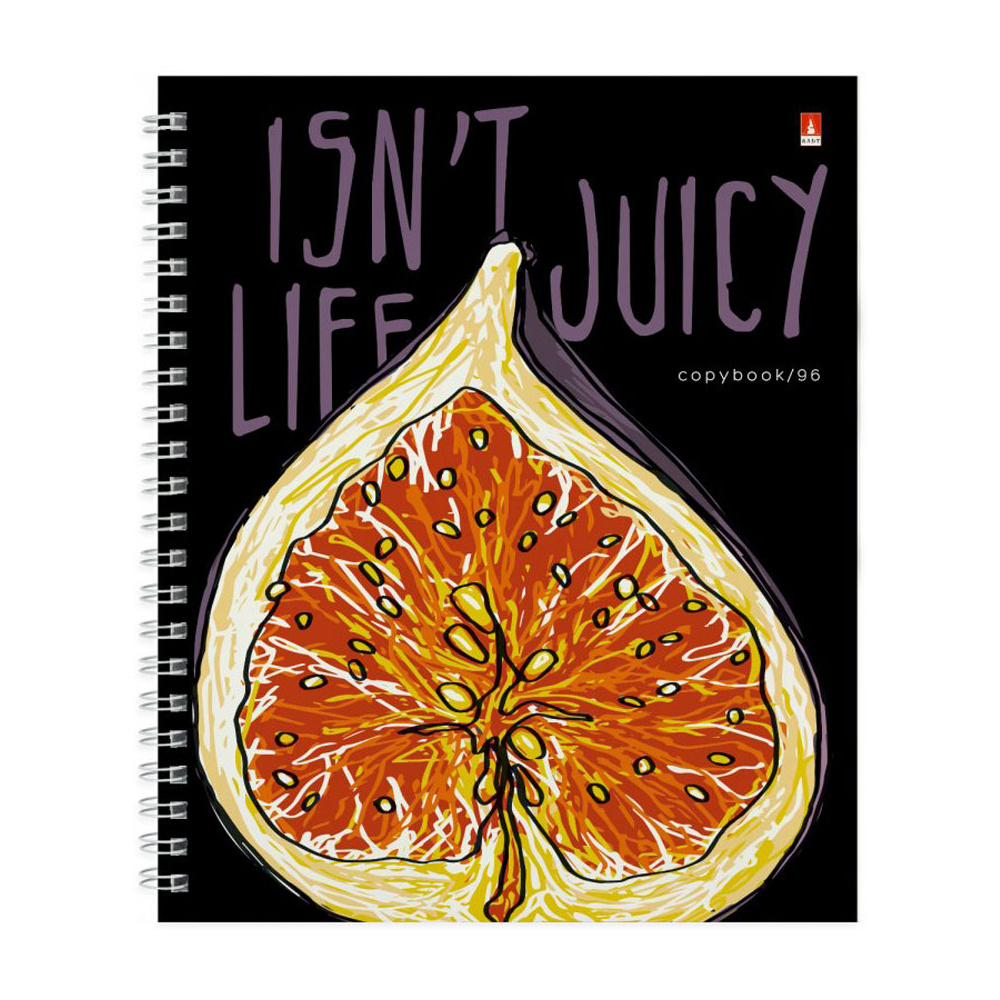 Тетрадь "Juicy life", А5+, 96 листов, клетка, ассорти - 6