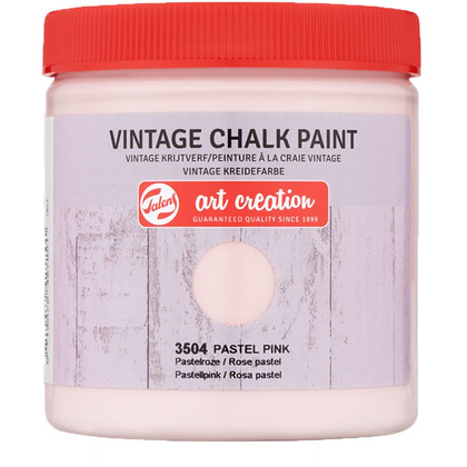 Краска декоративная "VINTAGE CHALK PAINT", 250 мл, 3504 пастельный розовый