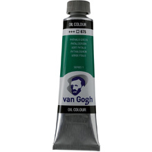 Краски масляные "Van Gogh", 675 зеленый фталоцианин, 40 мл, туба