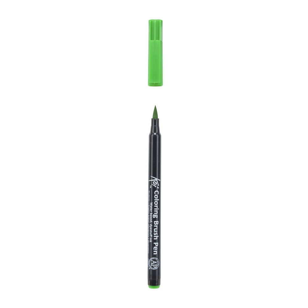 Маркер акварельный "Koi Color Brush", изумрудный - 3