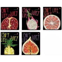 Тетрадь "Juicy life", А5, 48 листов, клетка, ассорти
