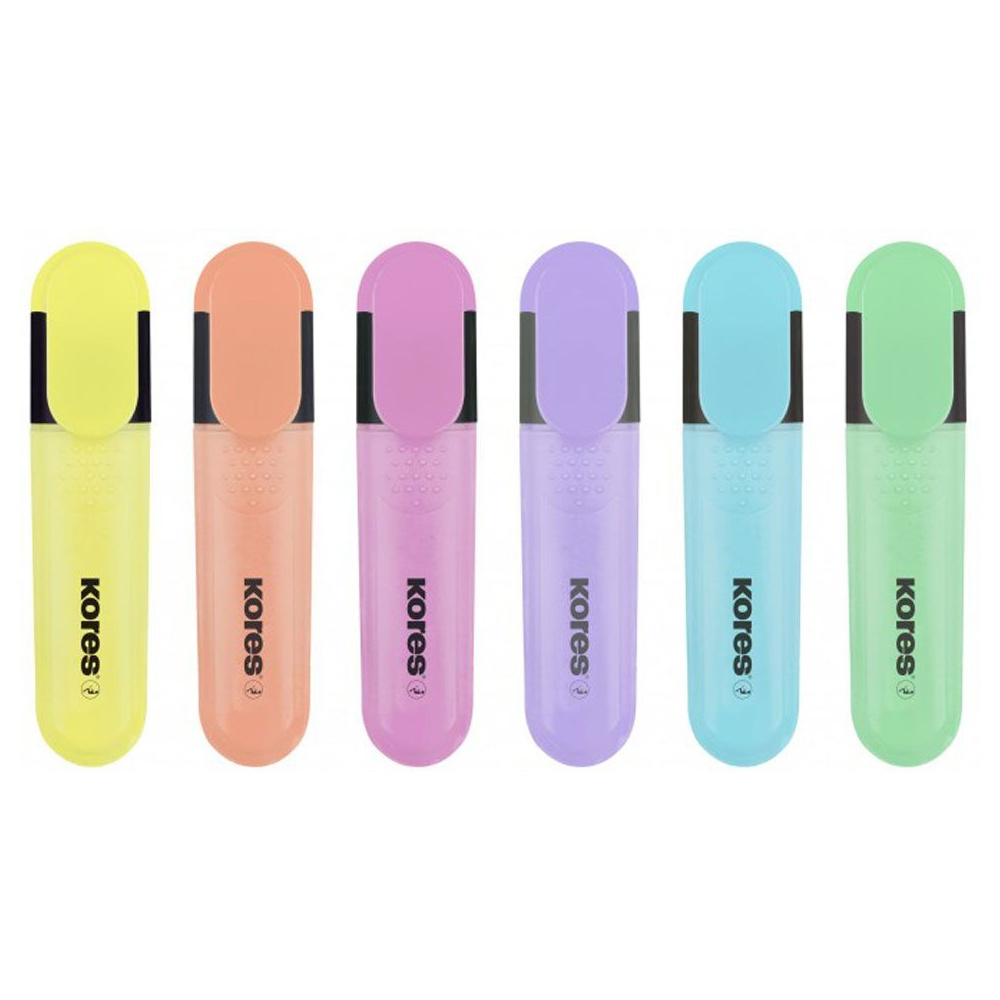 Набор маркеров текстовых "Bright Liner Pastel", 6 шт, ассорти - 2