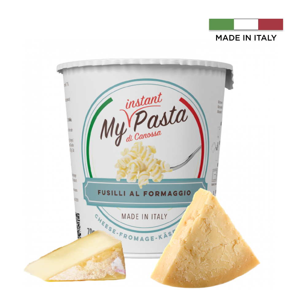 Паста фузилли "My instant pasta" со вкусом сыра, 70 г