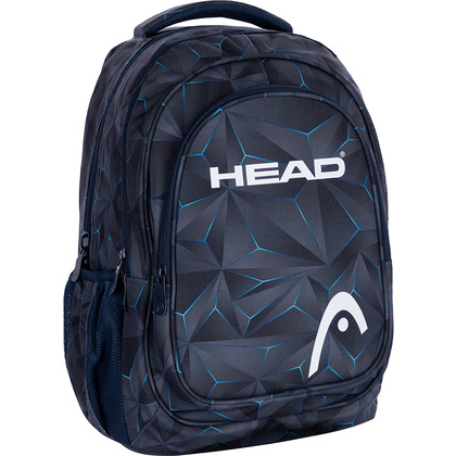 Рюкзак молодежный "Head 3D blue", чёрный
