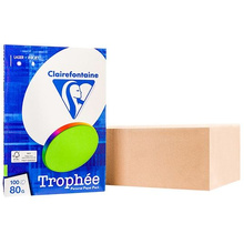 Бумага цветная "Trophée", А4, 100 листов, 80 г/м2, ярко-зеленый