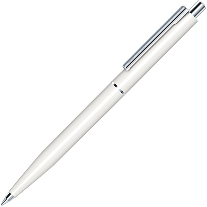 Ручка шариковая автоматическая "Senator Point Polished Antibac", 1.0 мм, белый, стерж. синий