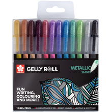 Набор гелевых ручек "Gelly Roll Metallic", 12 шт.