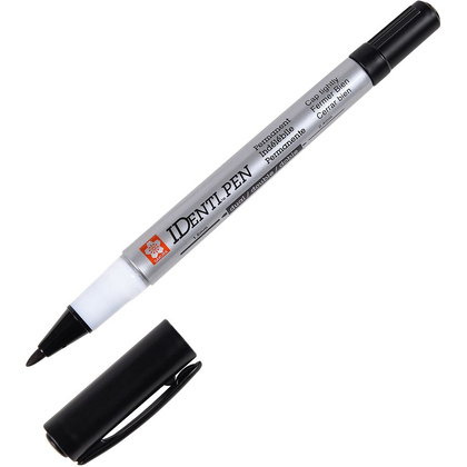 Маркер перманентный "Identy-Pen" двухсторонний, черный - 2