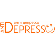 Кружка "Antideresso", керамика, 330 мл, белый, оранжевый
