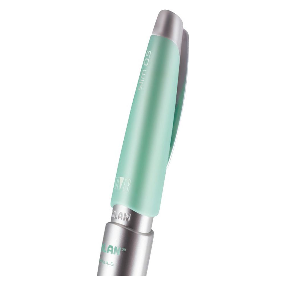Карандаш автоматический "Capsule Slim Silver", 0.5 мм, с ластиком - 2
