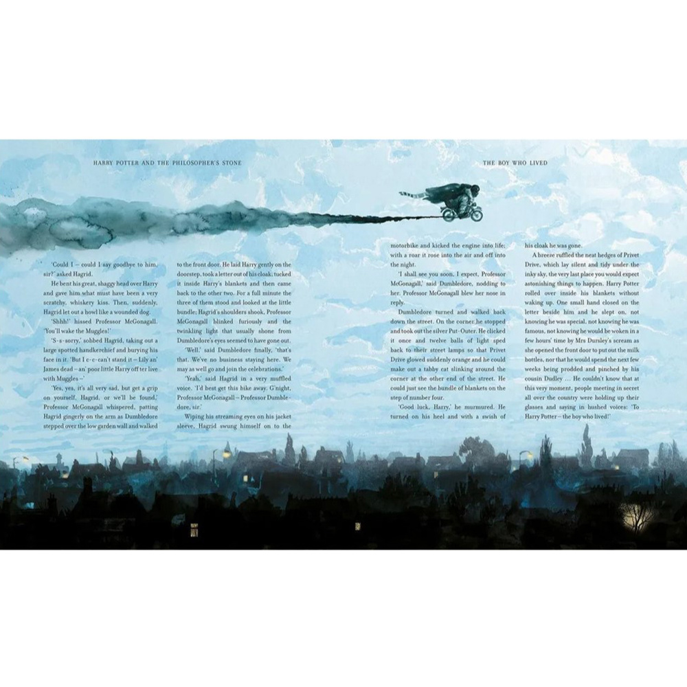 Книга на английском языке "Harry Potter and the Philosopher`s Stone HB Illustr.", Rowling J.K.  - 4