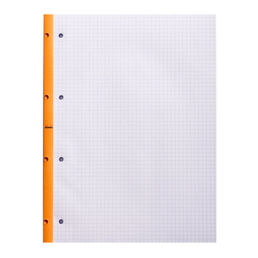 Сменный блок для тетради на кольцах "Rhodia", А4+, 80 листов, клетка, оранжевый - 2