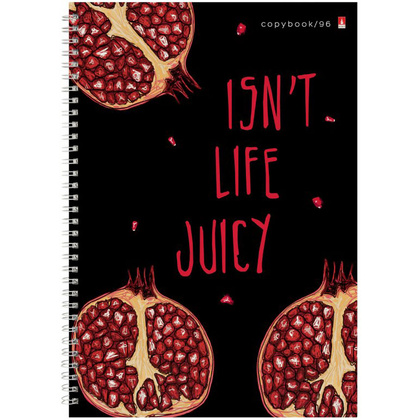 Тетрадь "Juicy life", А4, 96 листов, клетка, ассорти - 5