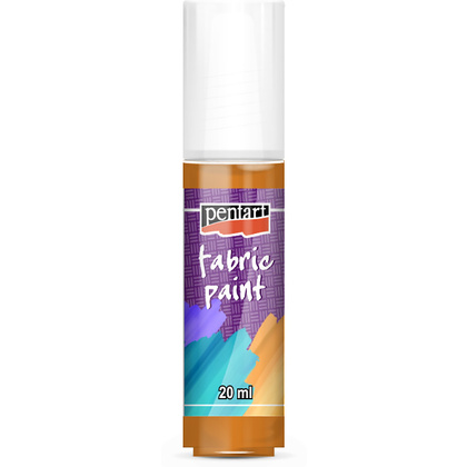Краски для текстиля "Pentart Fabric paint", 20 мл, оранжевый