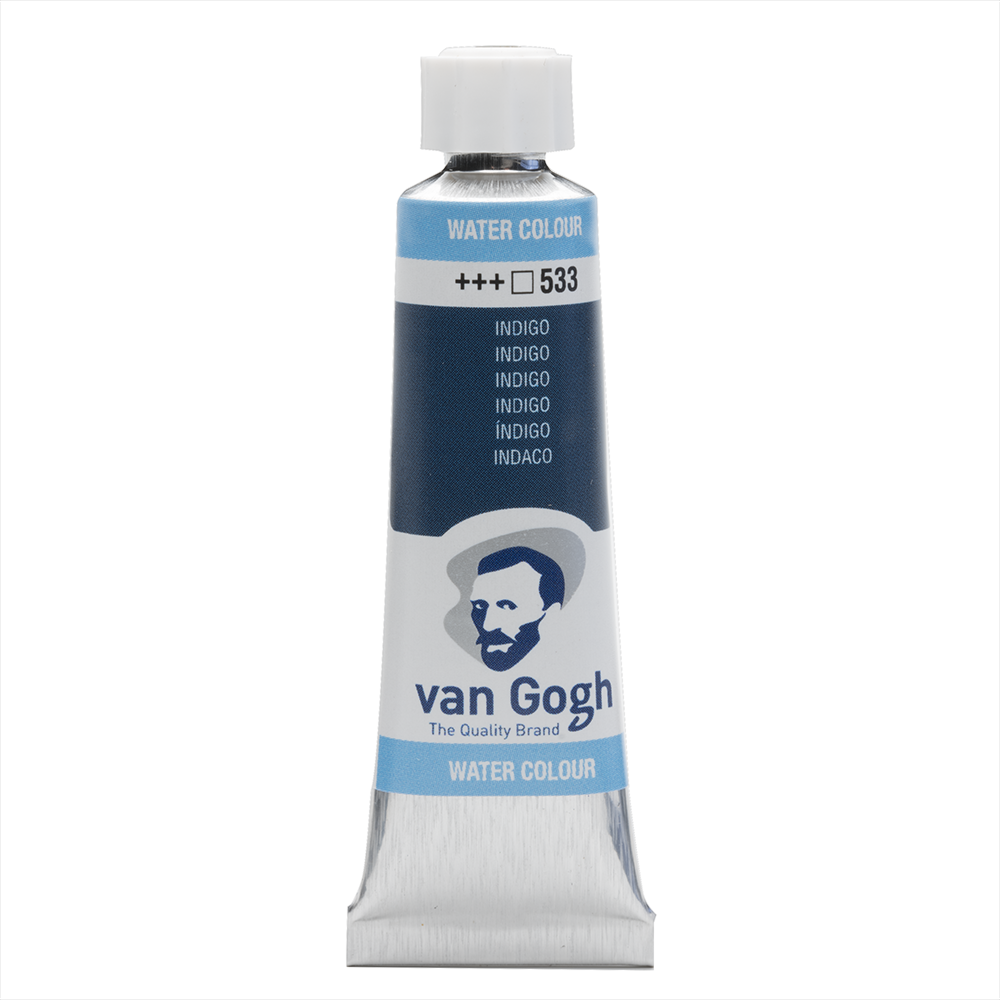 Краски акварельные "Van Gogh", 533 индиго, 10 мл, туба