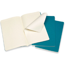Блокнот "Cahier Journal Large", А5, 40 листов, линейка, 3 шт, голубой