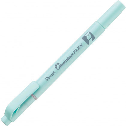 Маркер текстовый двусторонний «Pentel Illumina flex», пастельный, голубой - 2