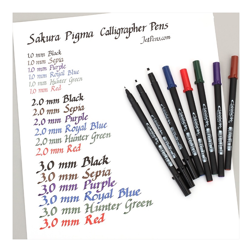 Ручка для каллиграфии "Pigma Calligrapher", 2 мм, черный - 4