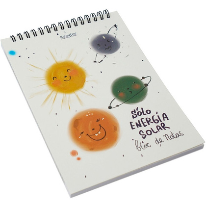 Блокнот "Космос", А5, 48 листов, клетка, разноцветный - 3