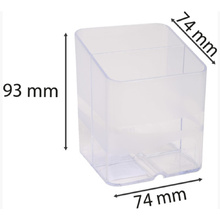 Подставка для ручек "Pen Cube", 74x74x93 мм, прозрачный