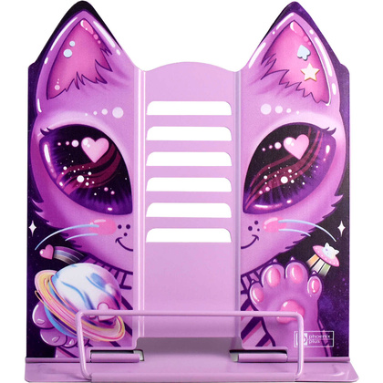 Подставка для книг "Кот", сиреневый - 2