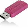 Карта памяти USB Flash 2.0 32 Gb "Pin Stripe" пласт., розовый - 2