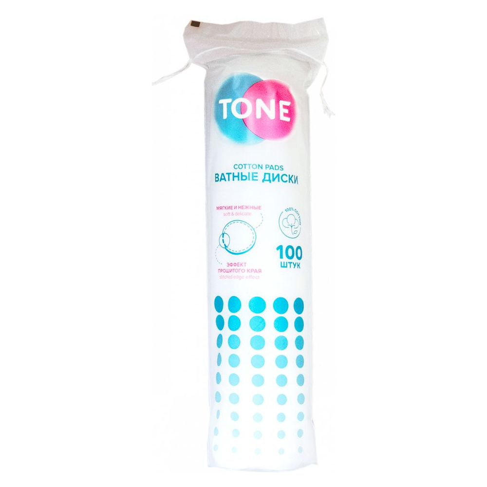 Ватные диски "TONE", 100 шт/уп