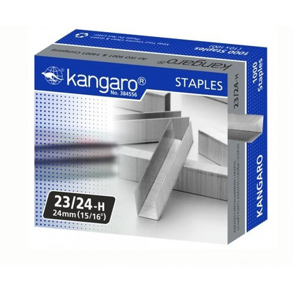 Скобы "Kangaro", 23/15, 1000 шт, металлик - 8
