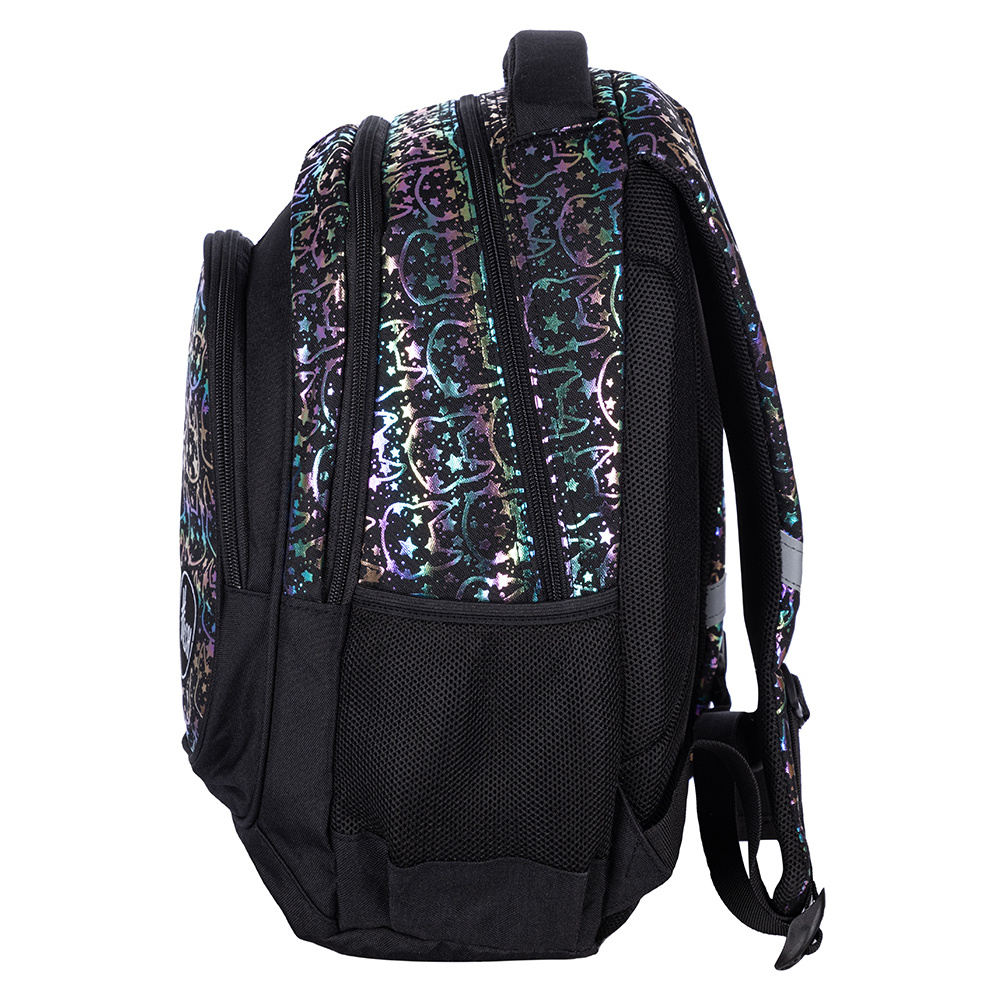 Рюкзак молодежный "Hash neon kitty", чёрный - 4