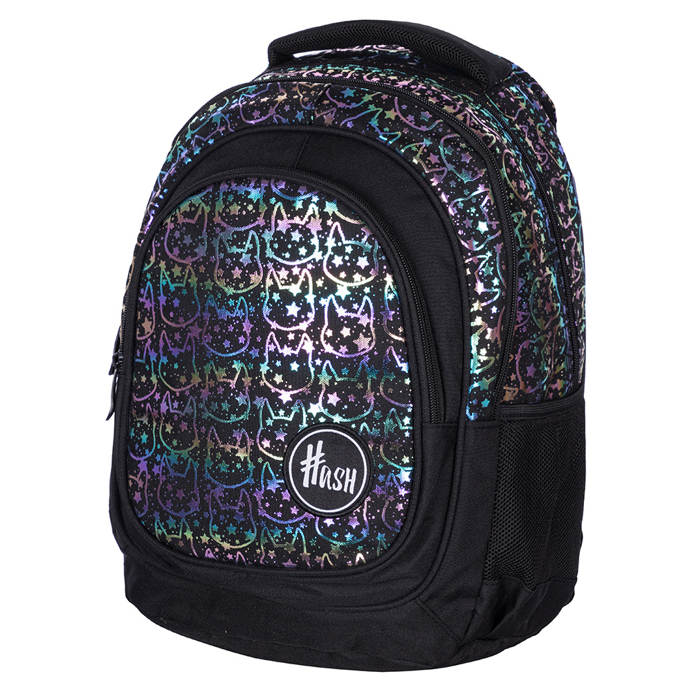 Рюкзак молодежный "Hash neon kitty", чёрный - 3