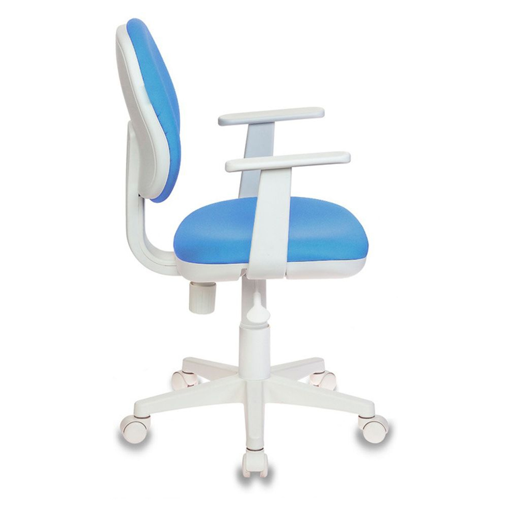 Кресло для детей Бюрократ "CH-W356AXSN/15-", ткань, пластик, голубой - 3