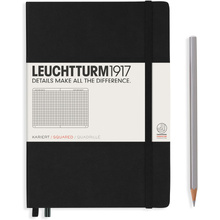 Блокнот "Leuchtturm1917. Classic", А5, 125 листов, клетка, черный