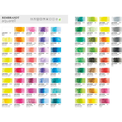 Карандаш акварельный "Rembrandt Aquarell", 024 карминовый - 2
