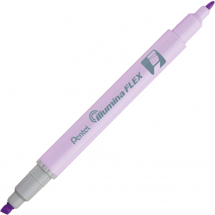 Маркер текстовый двусторонний «Pentel Illumina flex», пастельный, фиолетовый