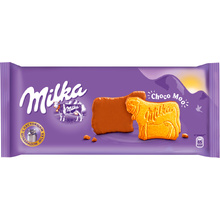 Печенье "Milka", 200 г, покрытое молочным шоколадом