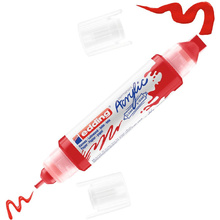 Маркер акриловый "Edding 3D Double Liner", красный транспортный