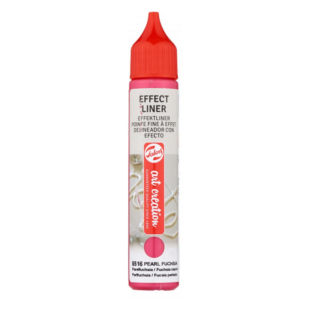 Контур декоративный "EFFECT LINER", 28 мл, 8516 фуксия жемчужная