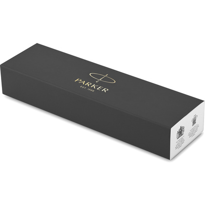 Ручка-роллер "Parker IM Essential Brushed Metal CT", 0.5 мм, черный, серебристый, стерж. черный - 5
