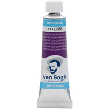 Краски акварельные "Van Gogh", 593 пурпурно-синий квинакридон, 10 мл