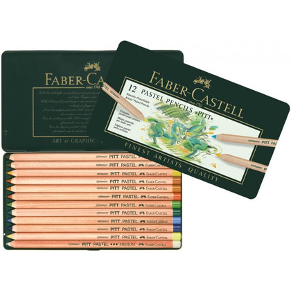 Пастельные карандаши "PITT Pastel", 12 шт
