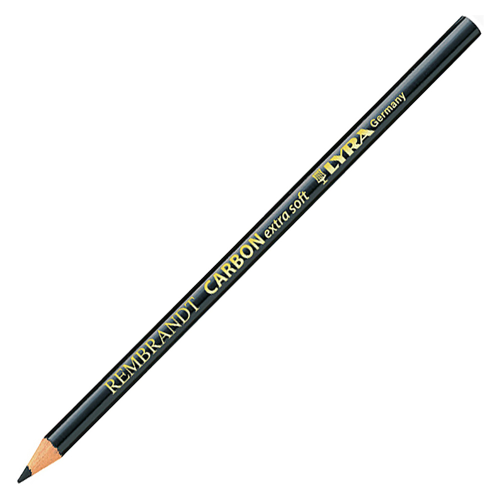 Уголь-карандаш "Rembrandt Carbon" жирный, очень мягкий, черный