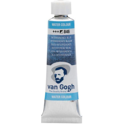 Краски акварельные "Van Gogh", 846 интерферентный синий, 10 мл, туба