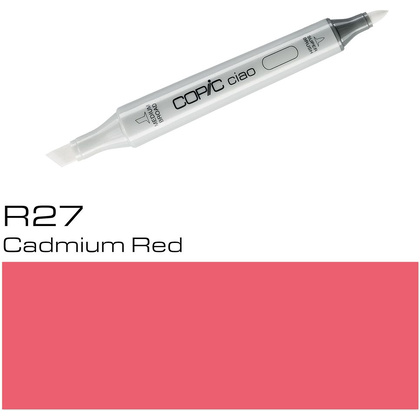 Маркер перманентный "Copic ciao", R-27 красный кадмий