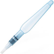 Кисть с резервуаром "Aquash brush", плоская, прозрачный, голубой