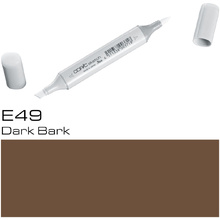Маркер перманентный "Copic Sketch", E-49 темная кора